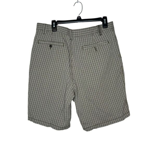 Tommy Bahama Men's Shorts Bermuda Plaid Check Silk Blend Hi-Rise Flat Front 36 - Picture 6 of 10